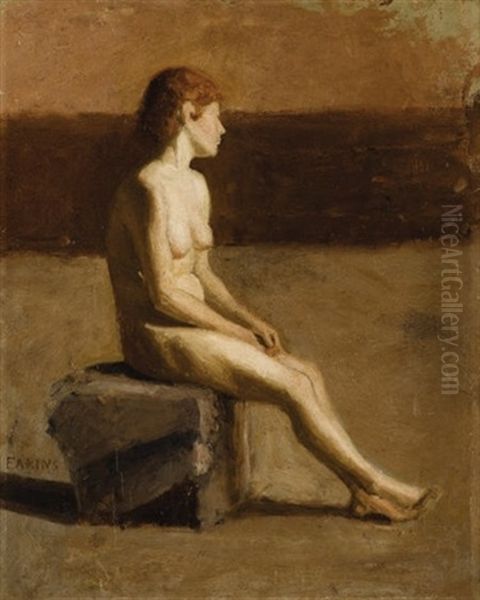 Nude Study - Eakins's Future Wife Susan Macdowell - view 1