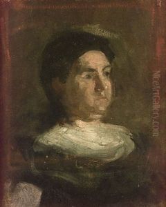 Portrait Sketch Of Maybelle Schlichter by Thomas Cowperthwait Eakins