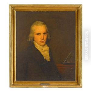 Pair Of Portraits: Dorinda (enslow) Bell And Josiah Bell by James Earl