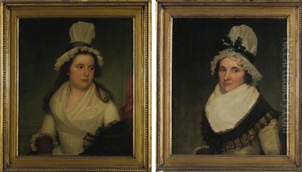 Portrait Of Frances Hortin (+ Portrait Of Sister; Pair) - view 1