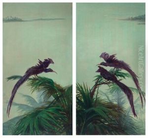 Birds Of Paradise: A Pair by Maud Earl