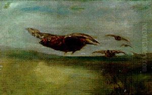 Partridge In Flight by Maud Earl
