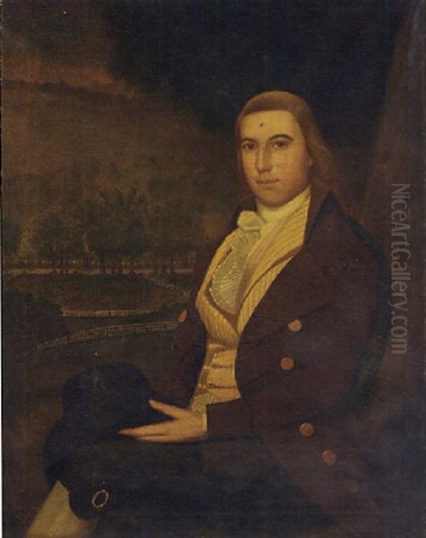 Portrait Of Gentleman (gabriel Verplank Ludlow?) - view 1