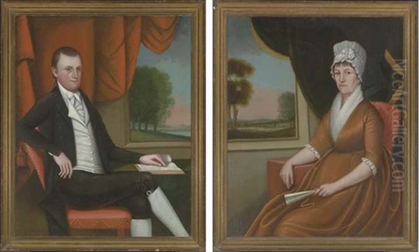 Portrait Of Mr.nathaniel Ruggles (+ Portrait Of Mrs Martha Ruggles; Pair) - view 1