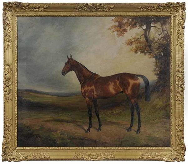 Ilston, A Bay Horse In A Landscape - view 1