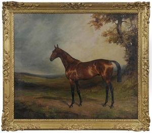 Ilston, A Bay Horse In A Landscape