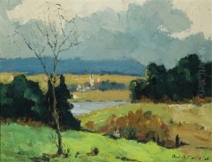 Distant Village by Paul Barnard Earle