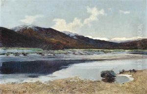 By The Water's Edge, Loch Lomond, Scotland by Sir Alfred East