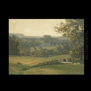 Green Rolling Hills by Sir Alfred East