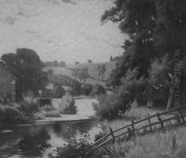 The Weir Near Northampton - view 1