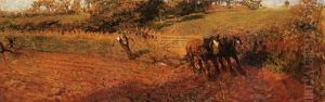 Autumn Ploughing by Sir Alfred East