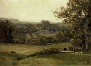 Green Rolling Hills by Sir Alfred East