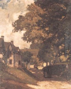 A Gloucestershire Village by Sir Alfred East