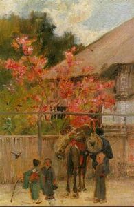 Springtime - Japan by Sir Alfred East