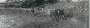 Ploughing The Field by Sir Alfred East