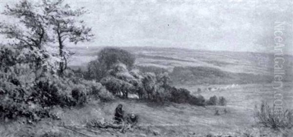 Figures In A Meadow - view 1