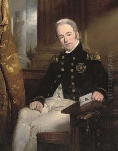 Portrait Of Rear-admiral Sir Thomas Byam Martin In Naval Uniform And Wearing The Breast Star Of A Knight Commander Of The Order Of The Bath