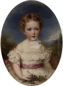 Princess Marie Louise Of Schleswig-holstein, As A Child by Reginald Easton