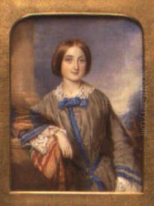 Portrait Of Matilda Jane, Daughter Of Sir William Edmund Cradock Hartopp