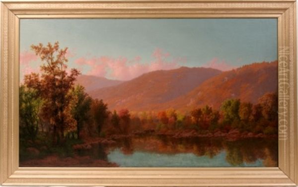 Mountain Lake Scene - view 1