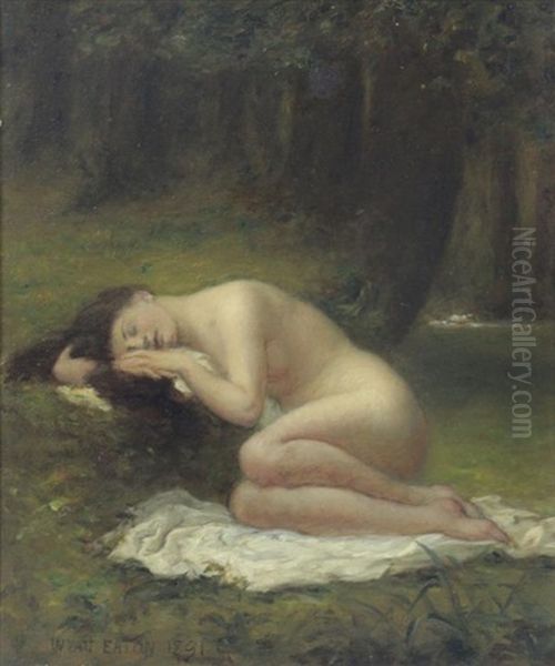 Nude Sleeping In The Forest - view 1
