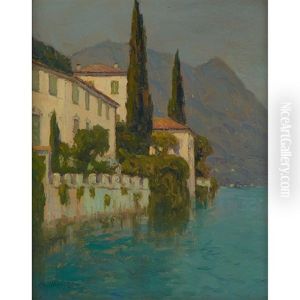 On Lake Lugano by Charles Warren Eaton