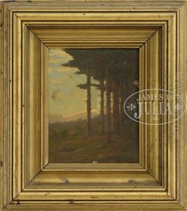 Pine Trees In Morning Light by Charles Warren Eaton
