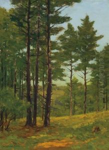 Pine Woods by Charles Warren Eaton
