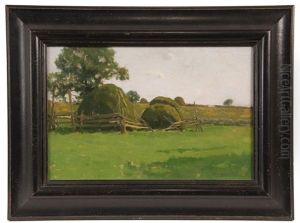 Haystacks by Charles Warren Eaton