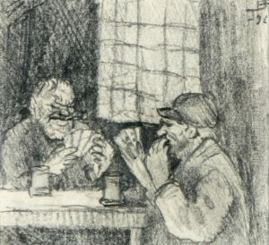 Korthajar by Ivar Arosenius