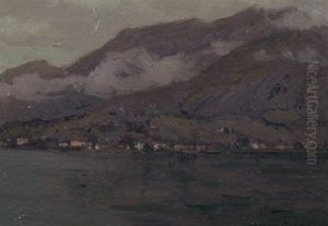 View Of Lake Como, Italy by Charles Warren Eaton