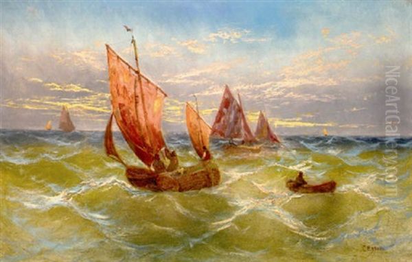 Segelboote Auf Offener See - view 1