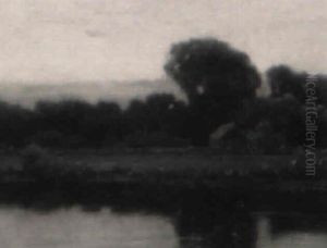Across The Lily Pond, Sunset