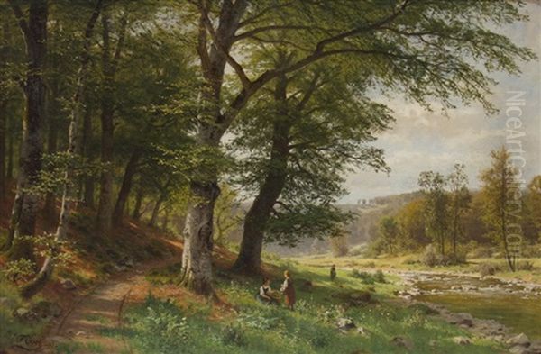 Afternoon At The Stream - view 1