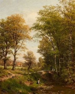 Outskirts Of A Forest by Fritz Ebel