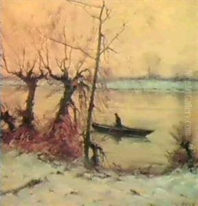 Winter Am Niederrhein by Richard Ebel