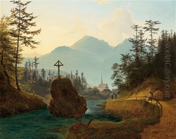 Kreuzstein Bei Bad Ischl - view 1