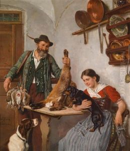 Nach Erfolgreicher Jagd by Adolf Eberle