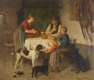 Beneidetes Fruhstuck by Adolf Eberle
