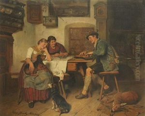 Jager Bei Der Almeinkehr Jager Bei Der Almeinkehr