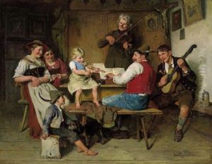 Das Hauskonzert by Adolf Eberle