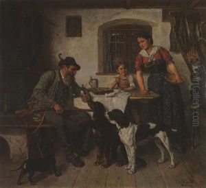 Vor Der Jagd by Adolf Eberle