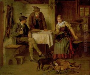 Bewunderte Jagtbeute by Adolf Eberle