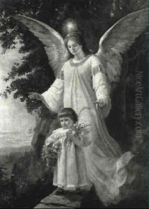 The Guardian Angel by Adolf Eberle