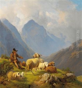 Der Junge Schafhirte In Den Bergen Der Junge Schafhirte In Den Bergen