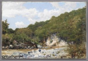River Scene by Jose Arpa