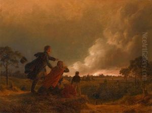 Das Brennende Dorf by Emil Ebers