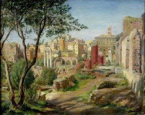 Ansicht Des Forum Romanum by Hermann Ebers