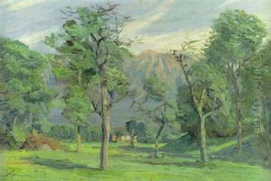 Oberaudorfer Landschaft by Hermann Ebers