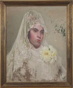 Lady In White Mantilla